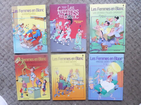 6 bandes dessinées LES FEMMES EN BLANC 24 Lyon 8 (69)