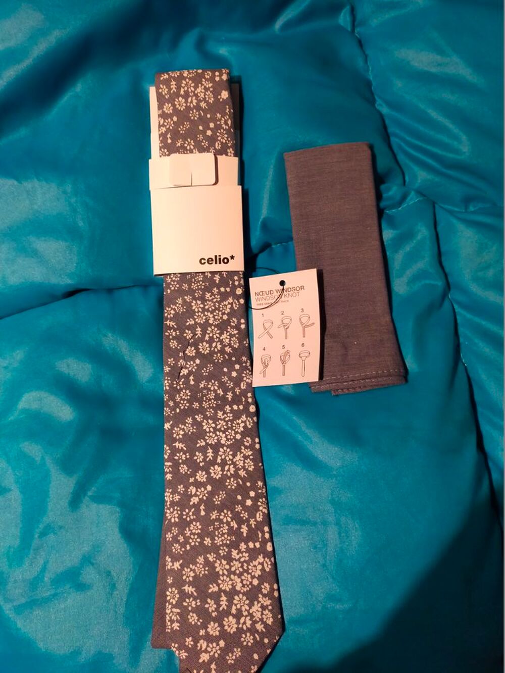 Celio - Cravate - &Agrave; fleurs - Homme Vêtements