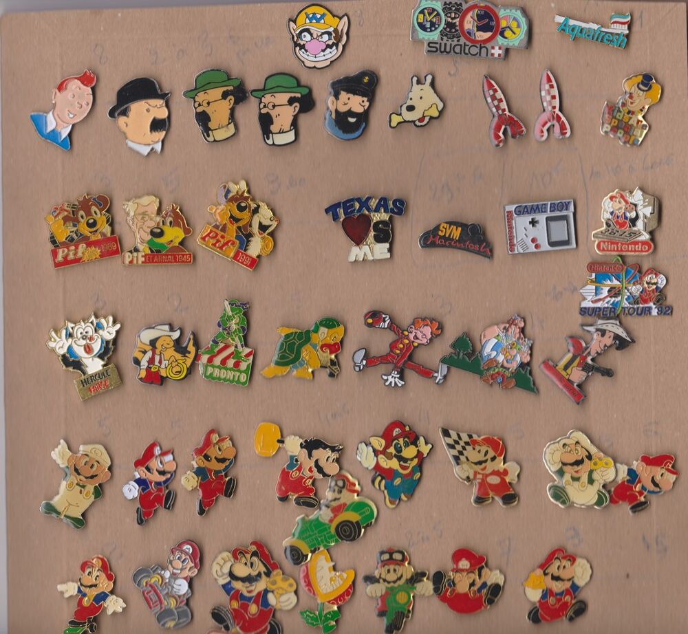 PIN'S lot de 65 