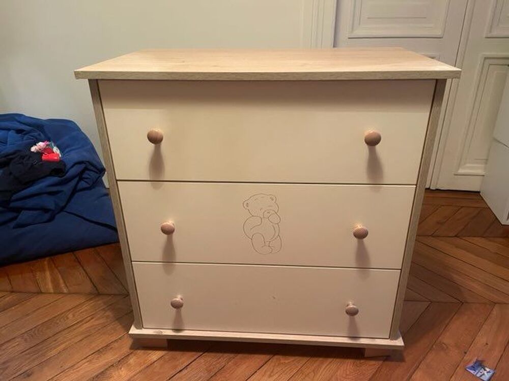 Commode pour chambre enfant, beige Meubles