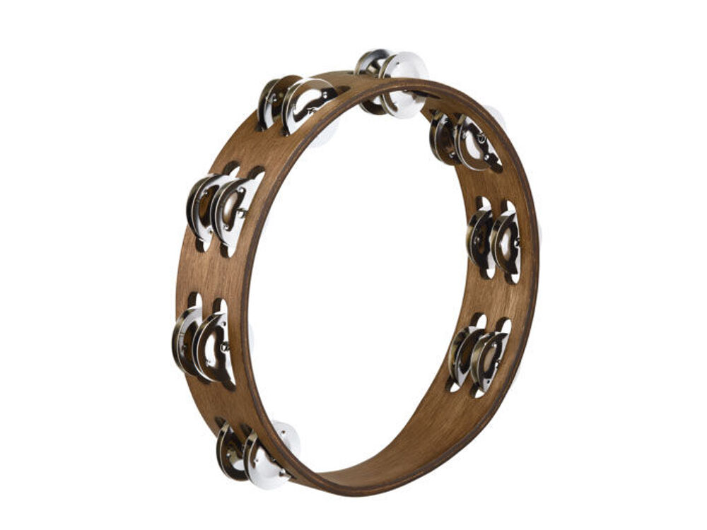 MEINL TAMBOURIN 2 RANGEES CYMBALES NICKEL Instruments de musique