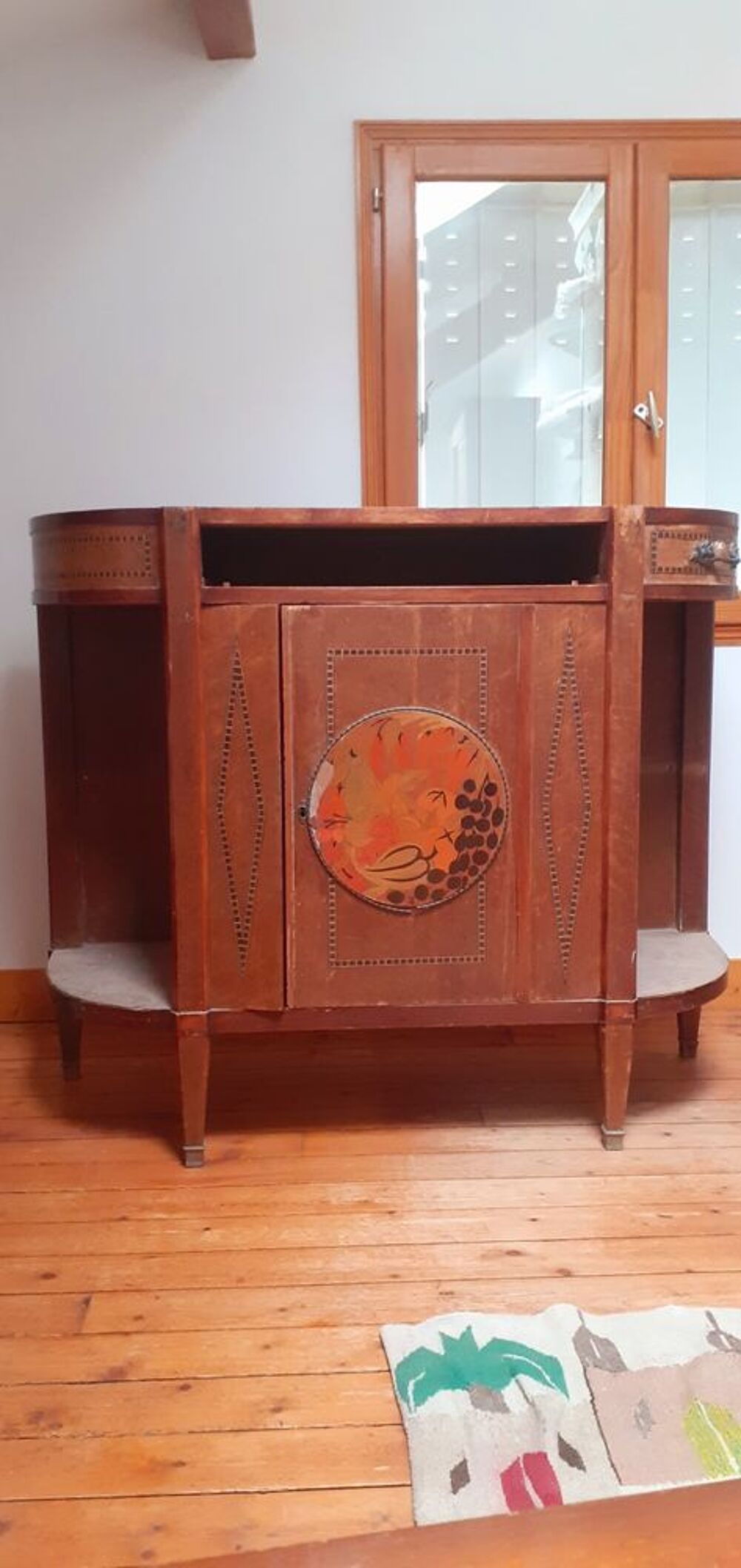Meuble Console Ancien en marqueterie &agrave; restaurer Meubles