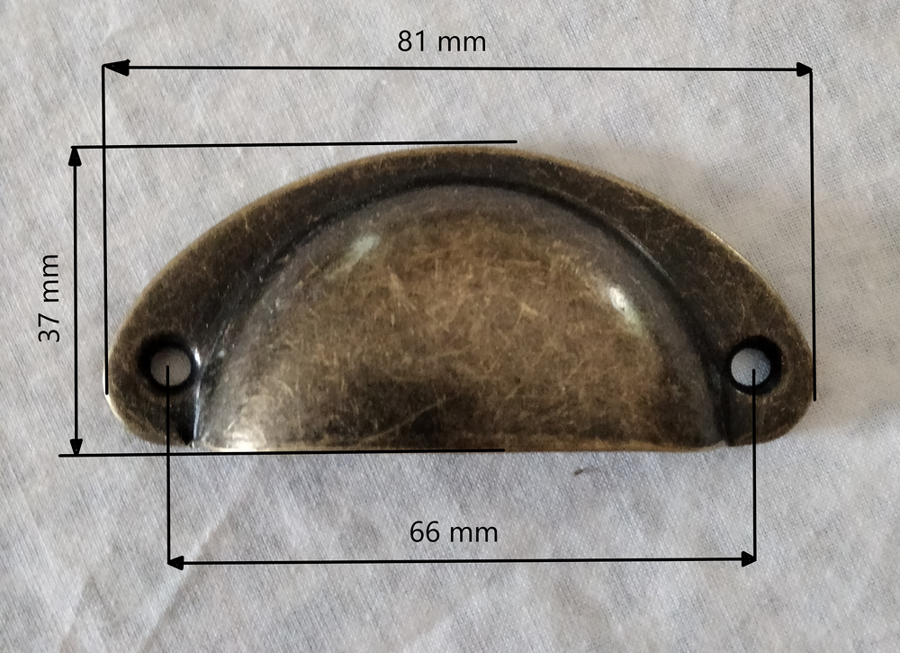 4 poign&eacute;es coquille. Bricolage