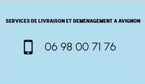 Services de livraison et déménagement 0 84000 Avignon