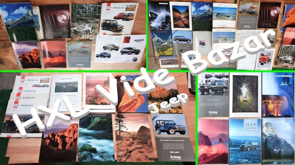 Brochures &amp; Prospectus commerciaux 4x4, vintage collection 