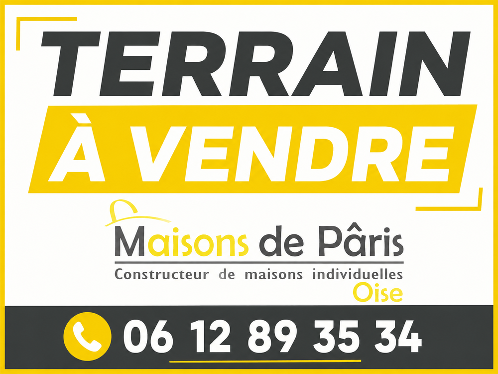 Vente Terrain LUZARCHES - 318 m² - 160 000 € Luzarches