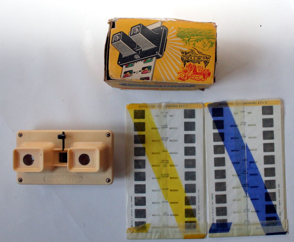 Visionneuse 3D Lestrade Simplex cartes rares luminaires 60- 
