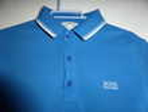 HUGO BOSS polo manches courtes bleu 14 ans Vtements enfants