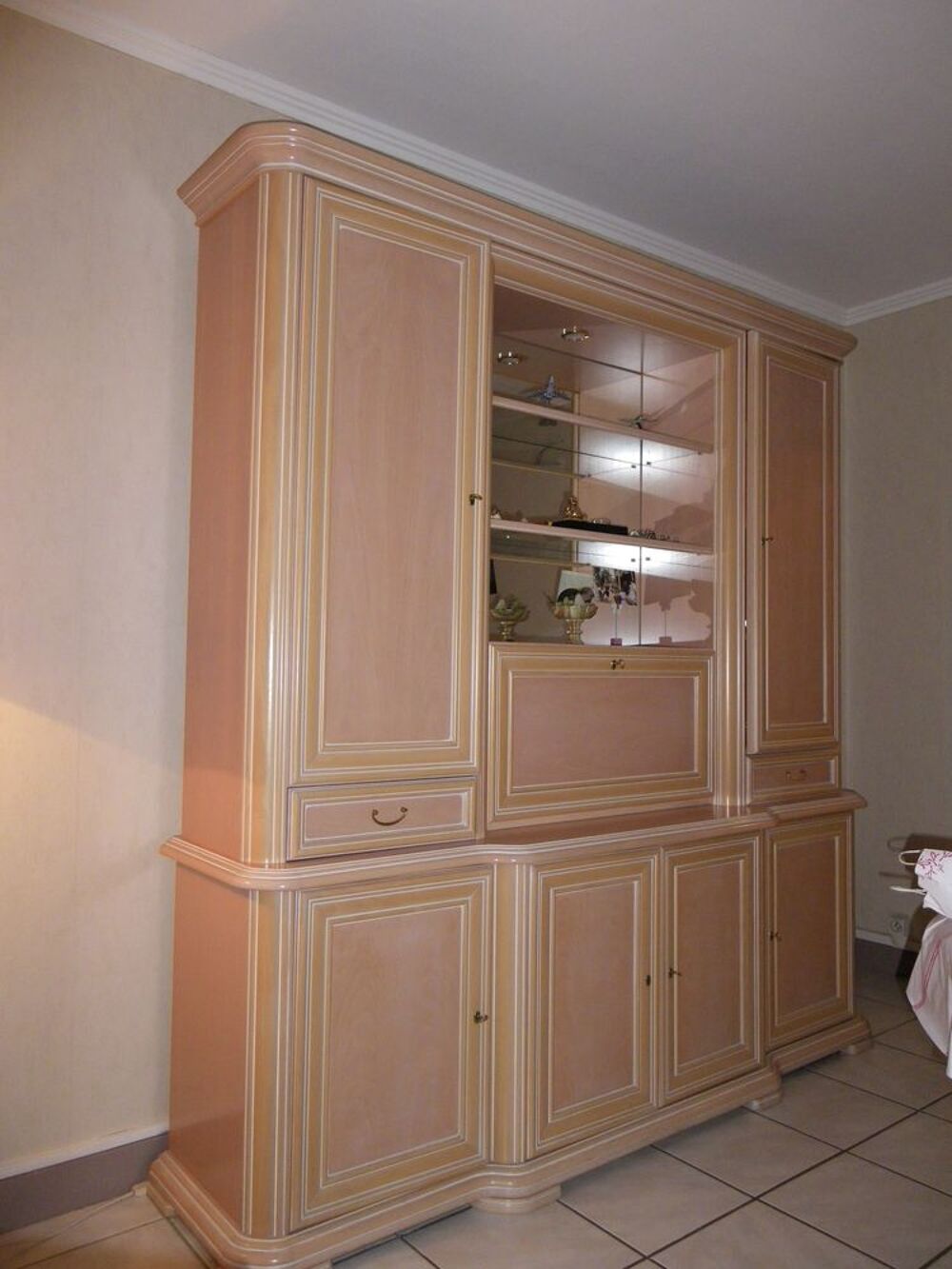 salle &agrave; manger rose clair bois massif Meubles