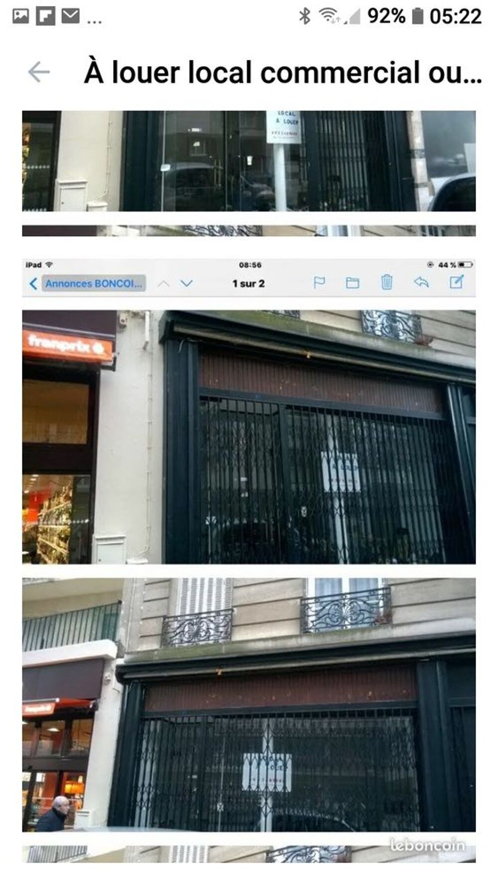 Vente Autre Local buureaux commerces  sauf nuissance courte durée Paris 13