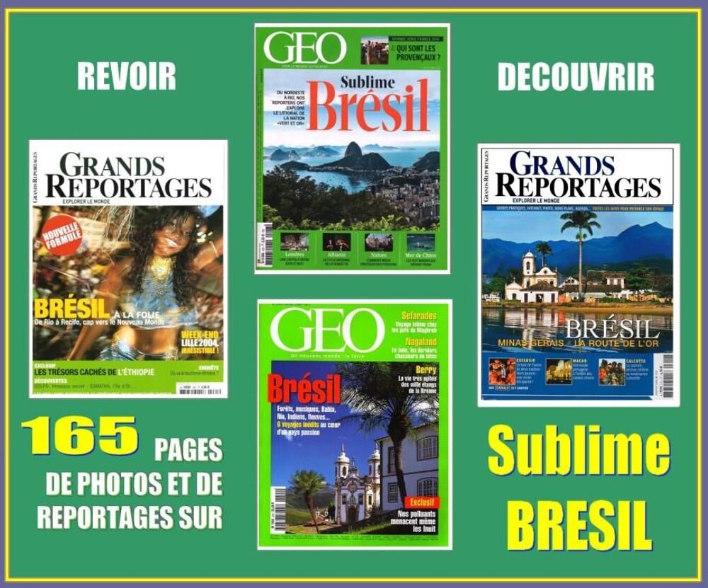 BRESIL - rio - AMERIQUE DU SUD / prixportcompris Livres et BD