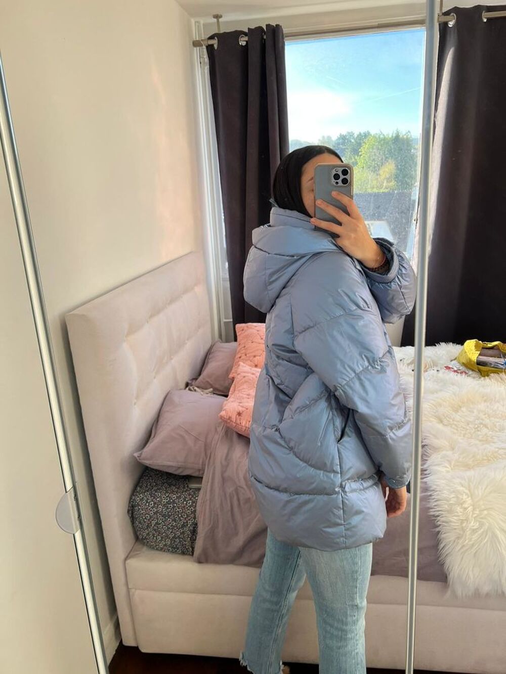 SUPERBE DOUDOUNE neuve BLEU IRISE &agrave; saisir ! Vêtements