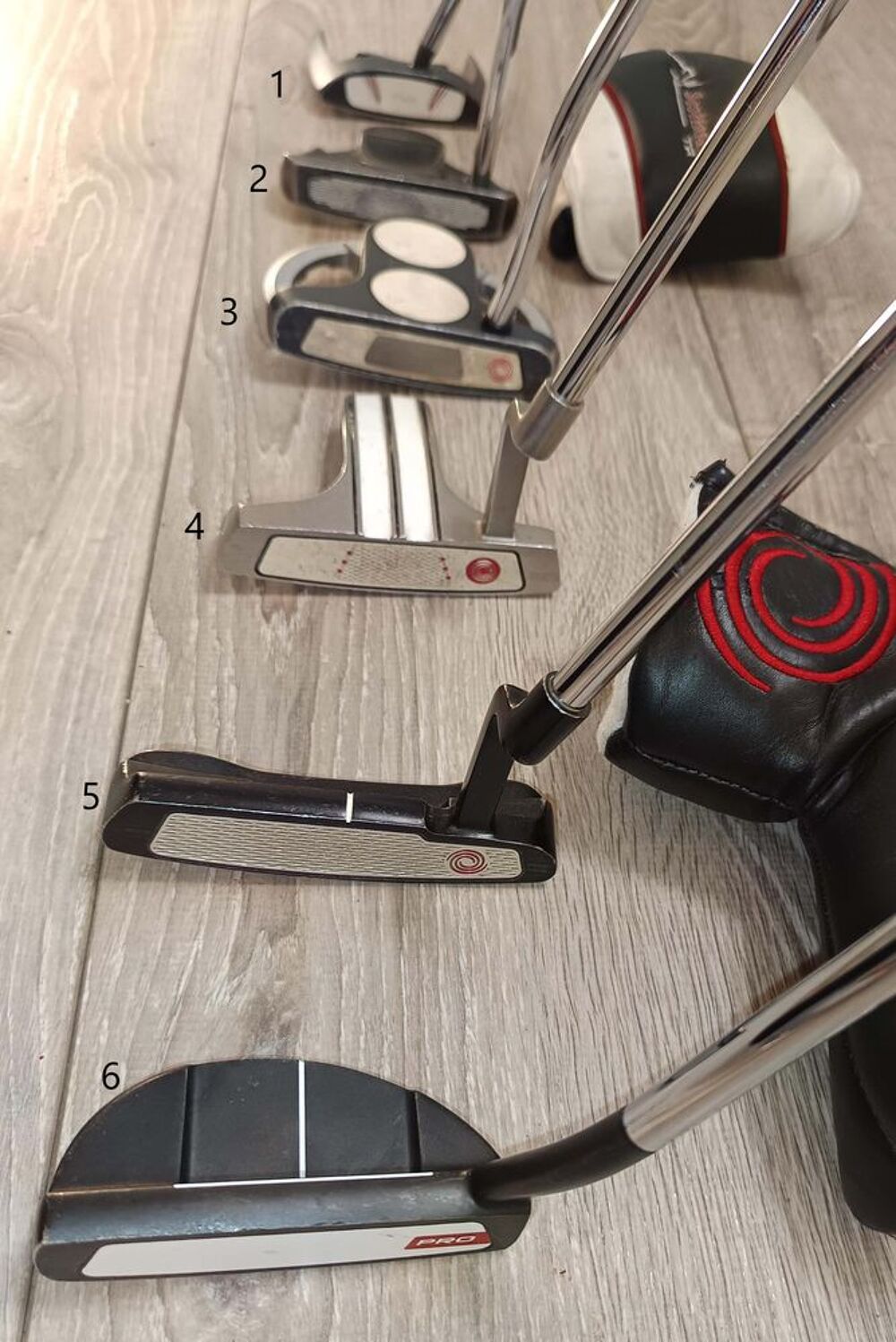 Putters de Golf Maillet et Lame Ping &amp; Odyssey Tr&egrave;s Bon &Eacute;tat Sports