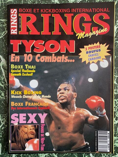 RINGS Magazine _ TYSON _ Poster ROUFUS _ n30 _ Juin 1993  12 Jou-ls-Tours (37)