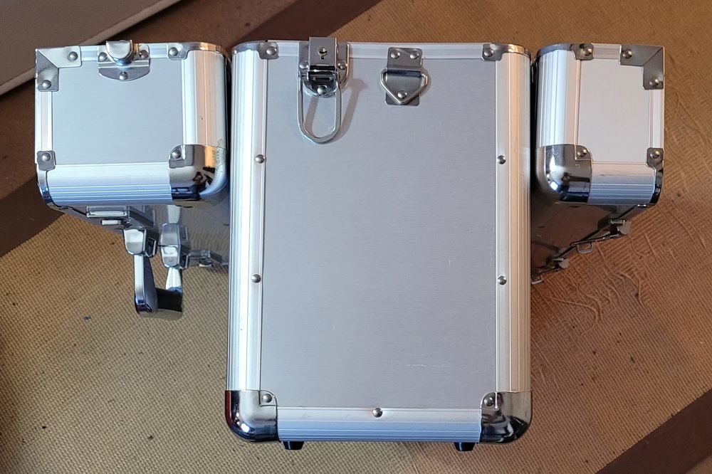 Valise "cabine pilote" ou "DJ", Alumaxx en aluminium Maroquinerie