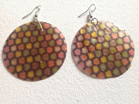 BOUCLES OREILLES FEUILLE NACRÉ impr. CERCLES Envoi Possible
6 Trégunc (29)