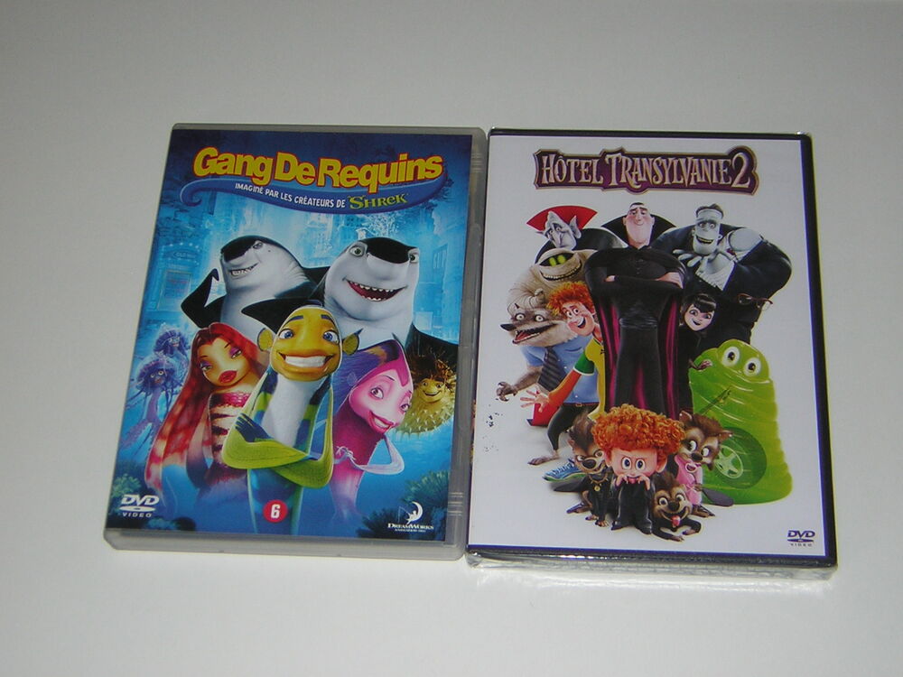 DVD H&Ocirc;TEL TRANSYLVANIE 2 (neuf) +DVD GANG DE REQUINS DVD et blu-ray