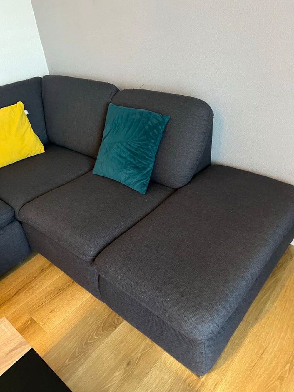 Canap&eacute; d'angle gris Meubles