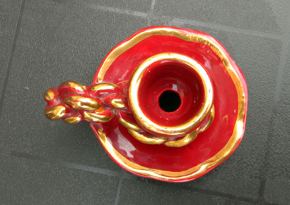 VALLAURIS, ensemble rouge Décoration