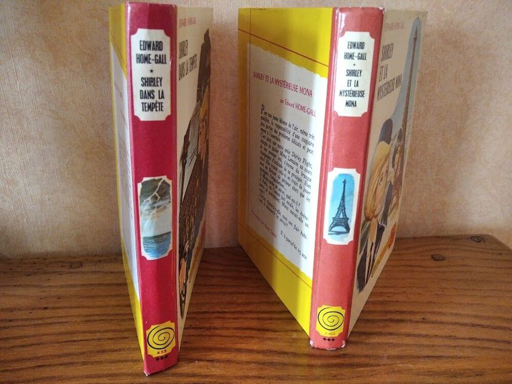 Lot de 2 livres biblioth&egrave;que Rouge et Or ann&eacute;es 60 Livres et BD
