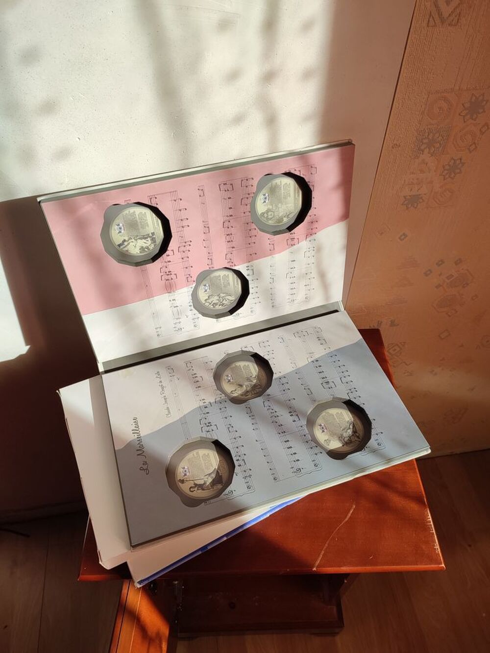Boites pour monnaie de collection 