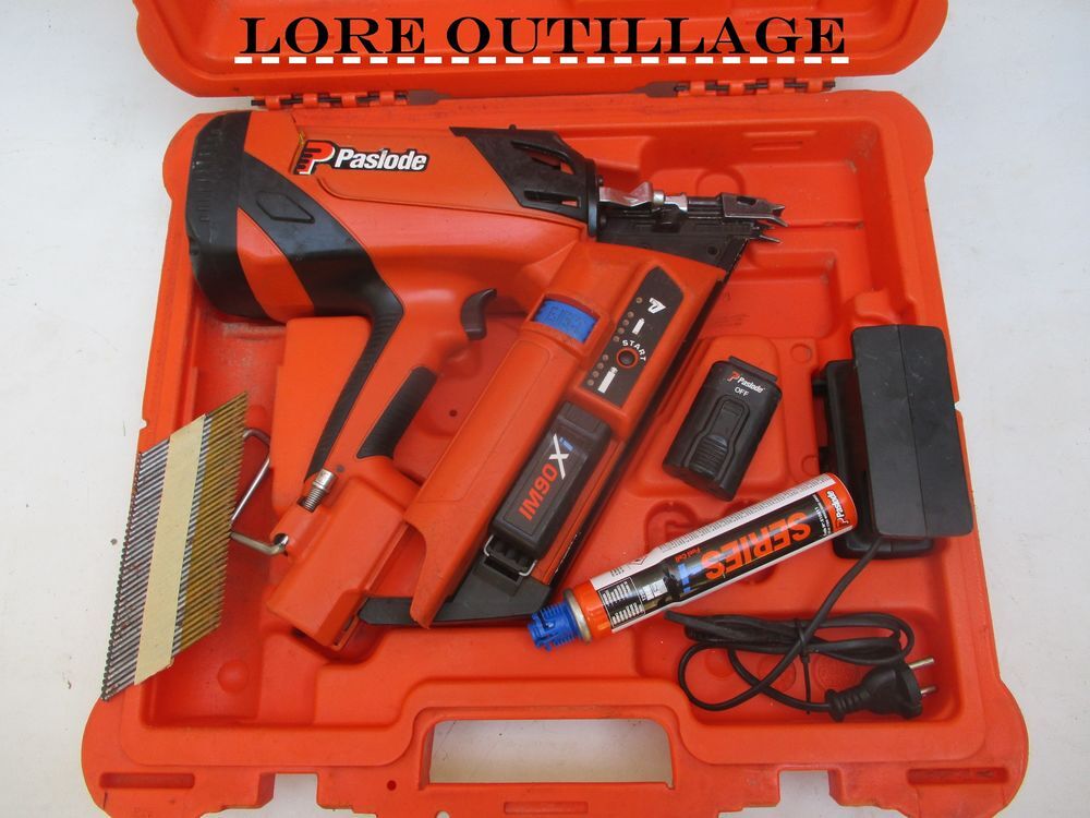 PASLODE IM90Xi - Cloueur de charpente Bricolage