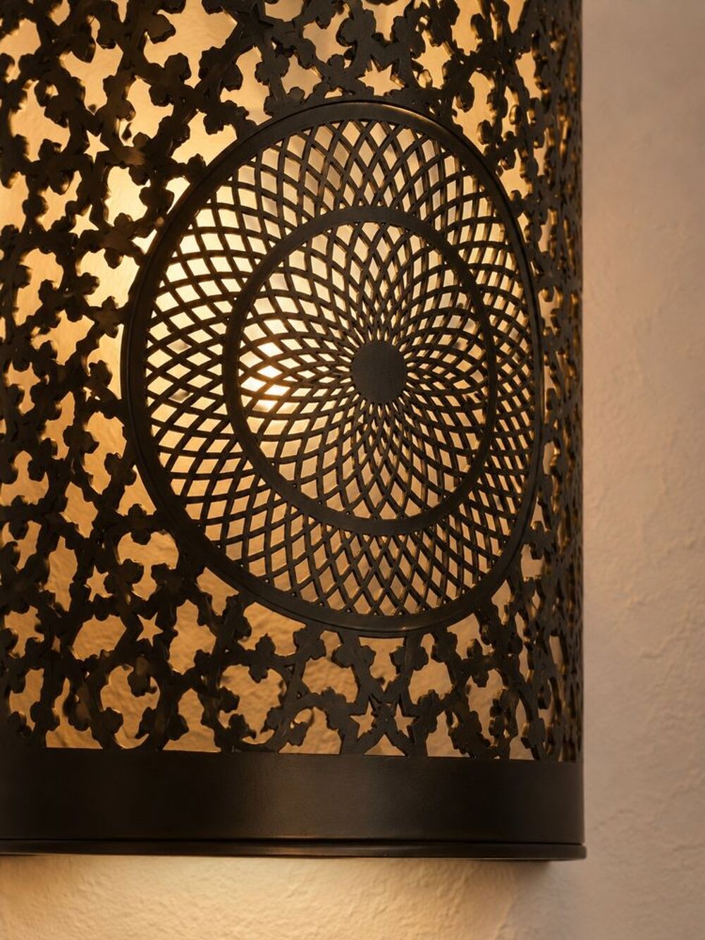 Applique Murale en Laiton Marocain, Faite Main Lot de 2 Décoration