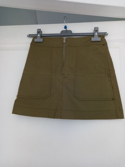 Jupe Kaki avec fermetures  clairs  en Devant Taille 36/S 5 Saint-Dizier (52)