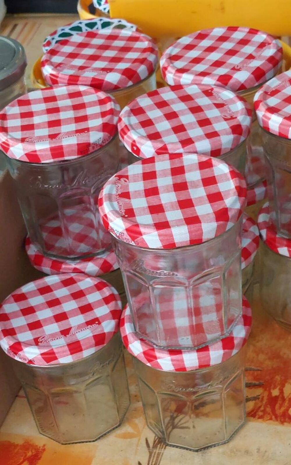 Lot de pots de confiture vides Cuisine