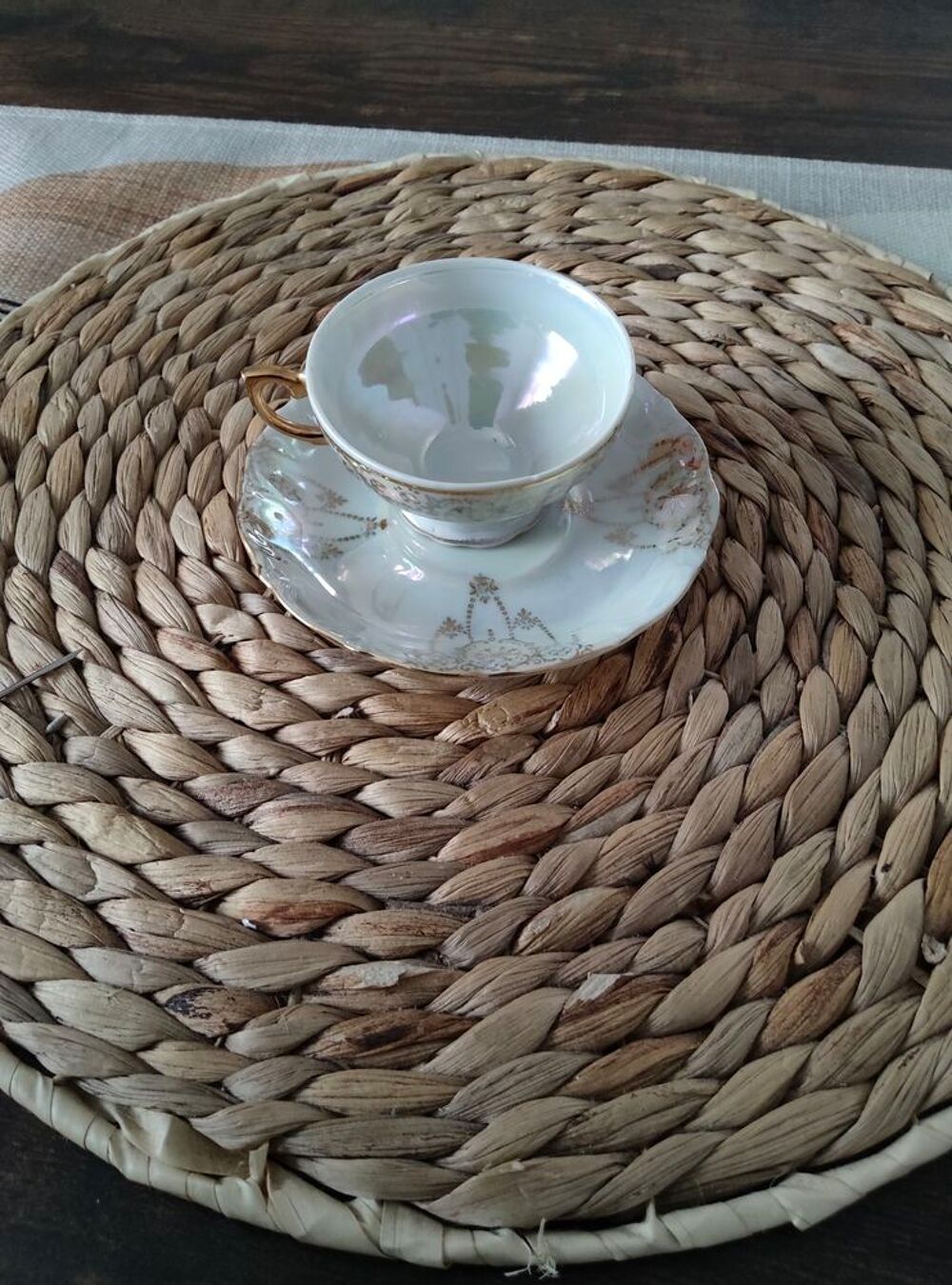 Service caf&eacute; vintage porcelaine italienne Décoration