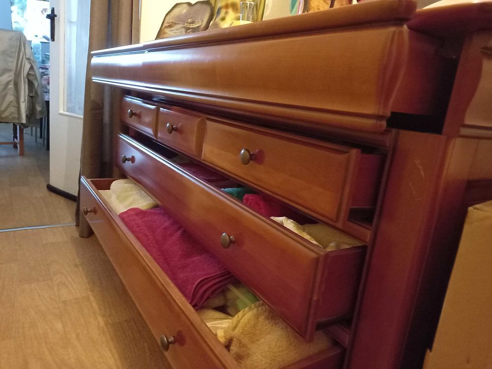 Commode en meurisier 6 tiroirs €" Tr&egrave;s bon &eacute;tat Meubles