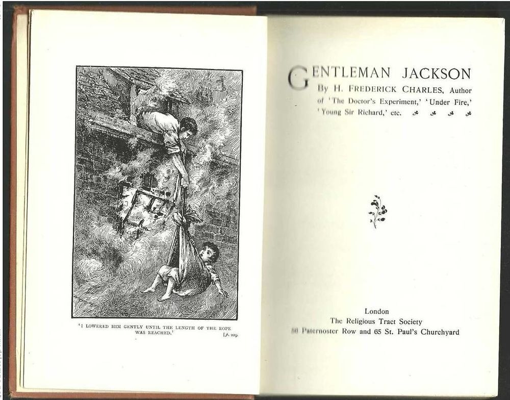 H. FREDERICK CHARLES : gentleman Jackson (livre en anglais) Livres et BD