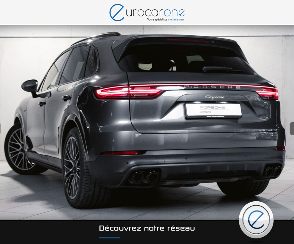 Cayenne E-Hybrid 3.0 V6 462 ch Tiptronic BVA 2020 occasion 69007 Lyon