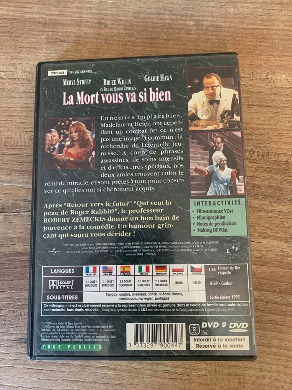 DVD " La mort vous va si bien " DVD et blu-ray