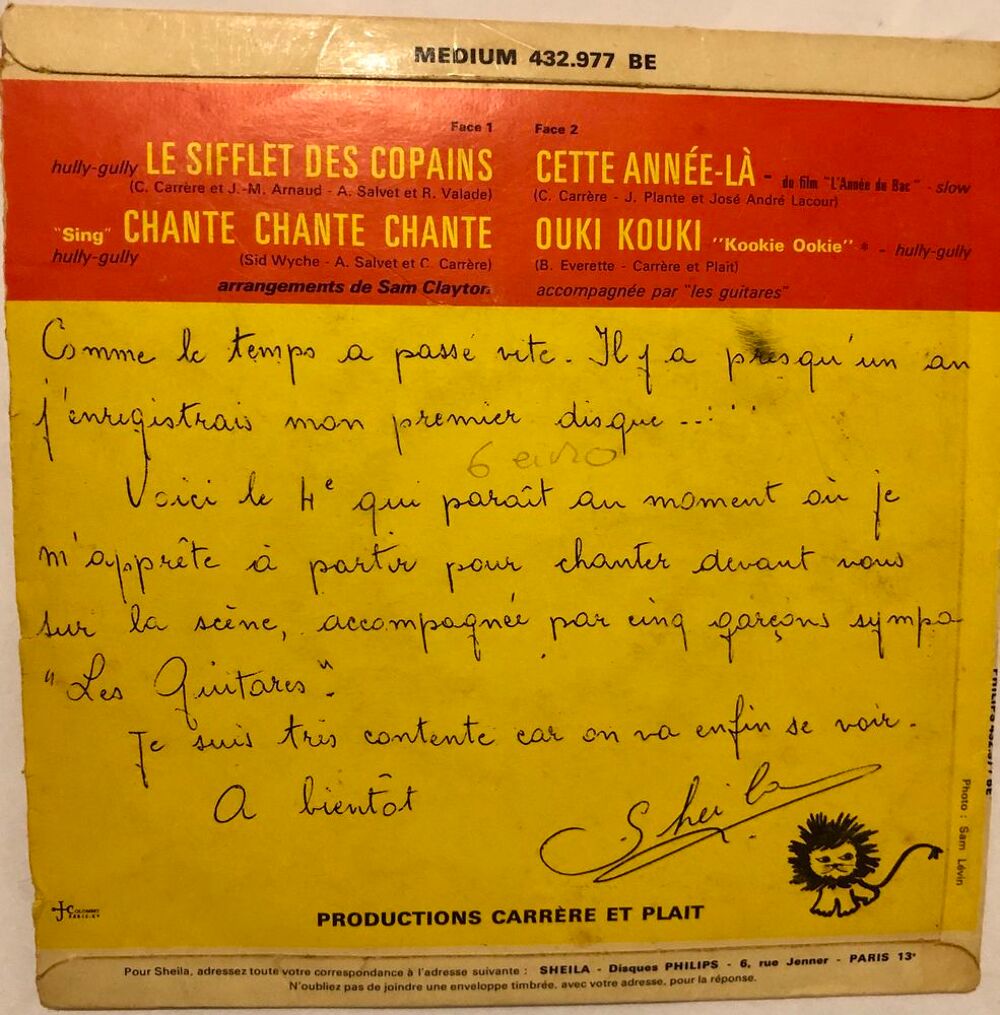 vinyle Sheila CD et vinyles