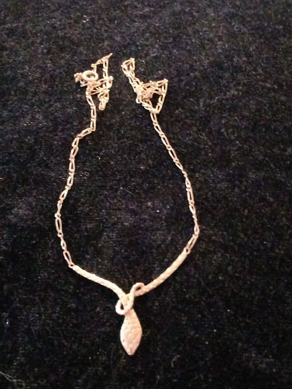 Collier or 18k Bijoux et montres