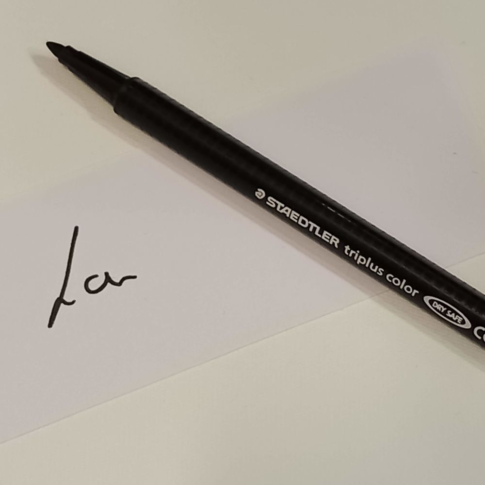 Lot de 10 feutres Staedtler triplus de couleurs diff&eacute;rentes 