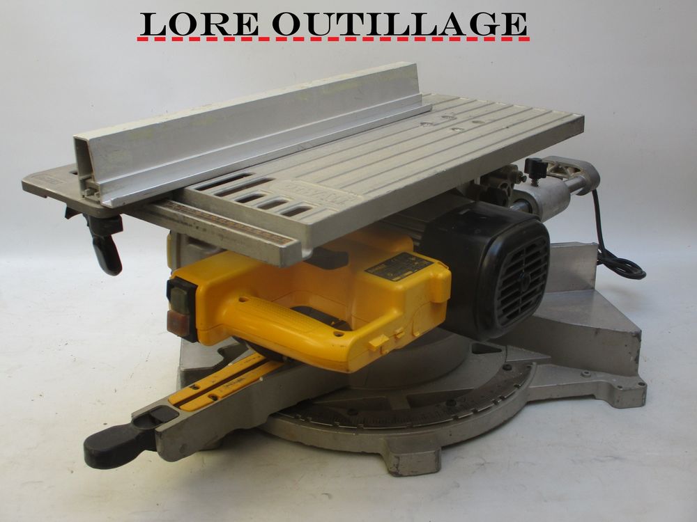 DEWALT D27111 - Scie table &agrave; onglet radiale Bricolage