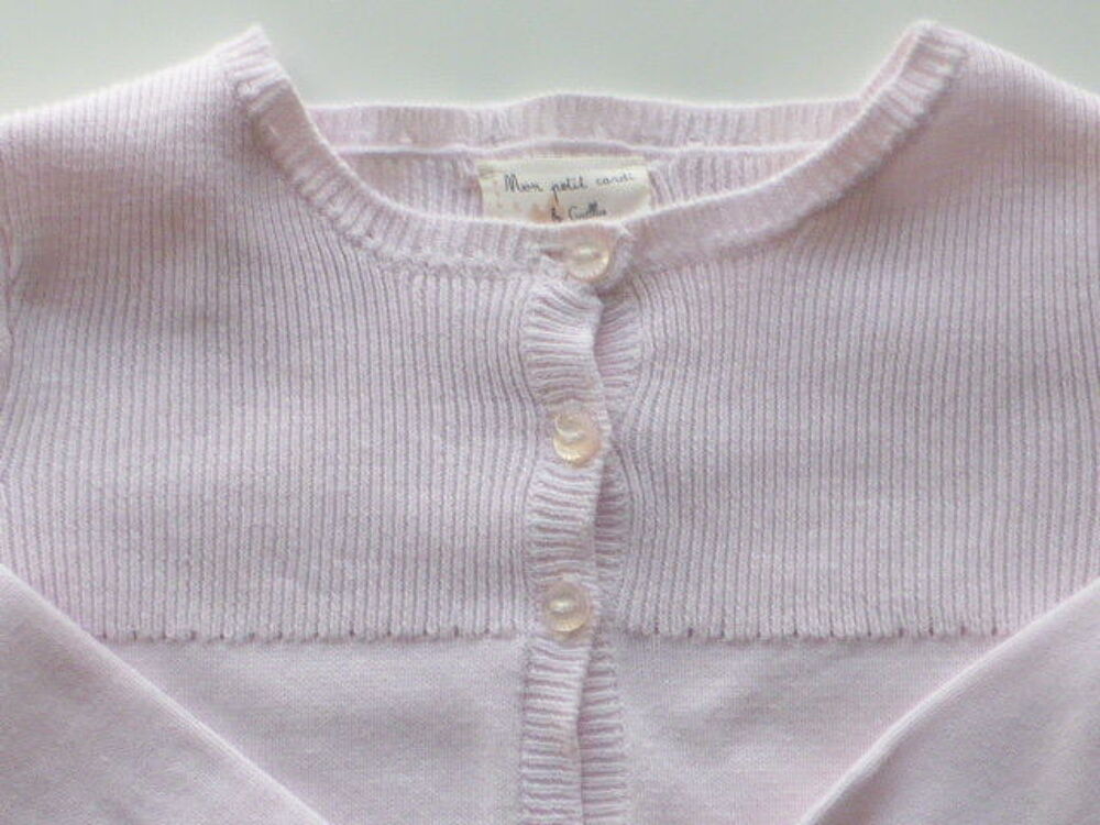 Cyrillus cardigan gilet fille rose 3 ans coton Vêtements enfants