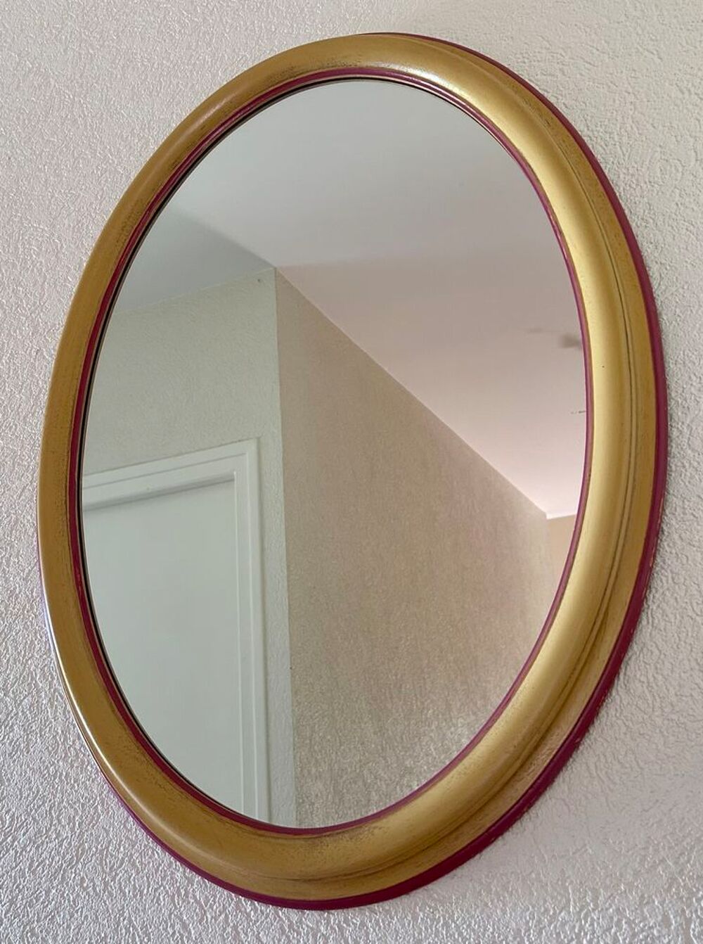 Ensemble commode et miroir ovale, style campagnard Meubles