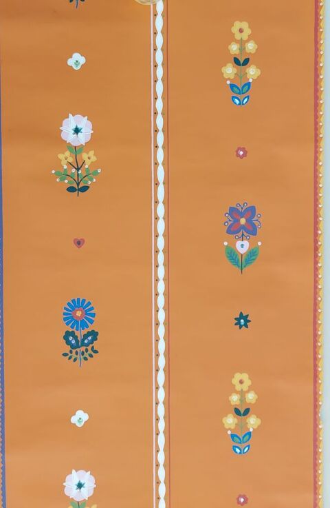 Papier peint  d�cor peint vintage 25 Dombasle-sur-Meurthe (54)