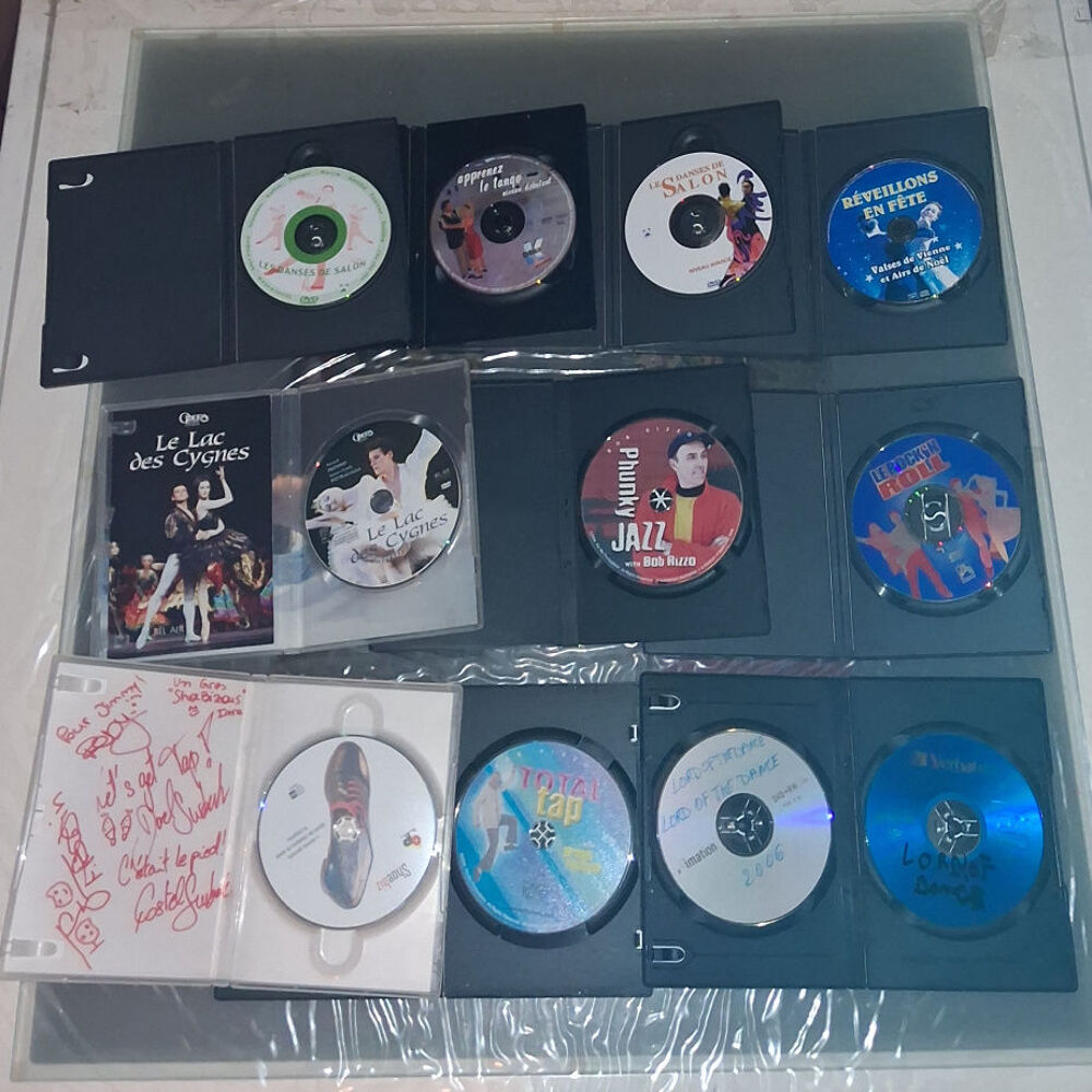 Lot 9 DVD cours de danse DVD et blu-ray
