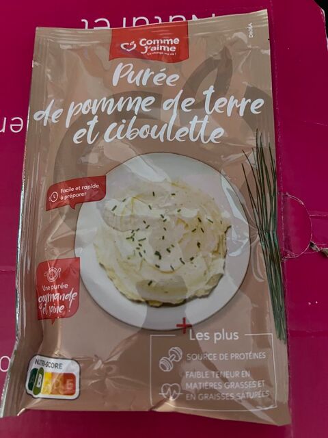 Lot de 18 pur�e de pomme de terre ciboulette 20 La Roquebrussanne (83)