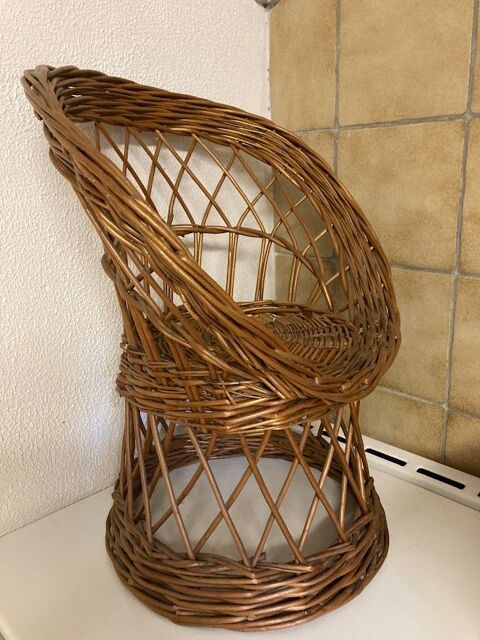 CHAISE ENFANT en OSIER - VINTAGE 18 Ergersheim (67)