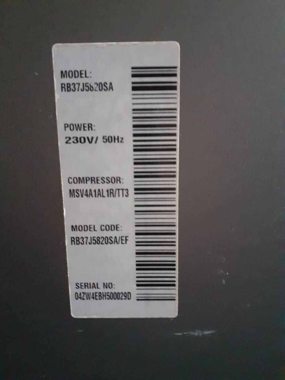 Refrigerateur cong&eacute;lateur samsung Combin&eacute; 360L, Electroménager