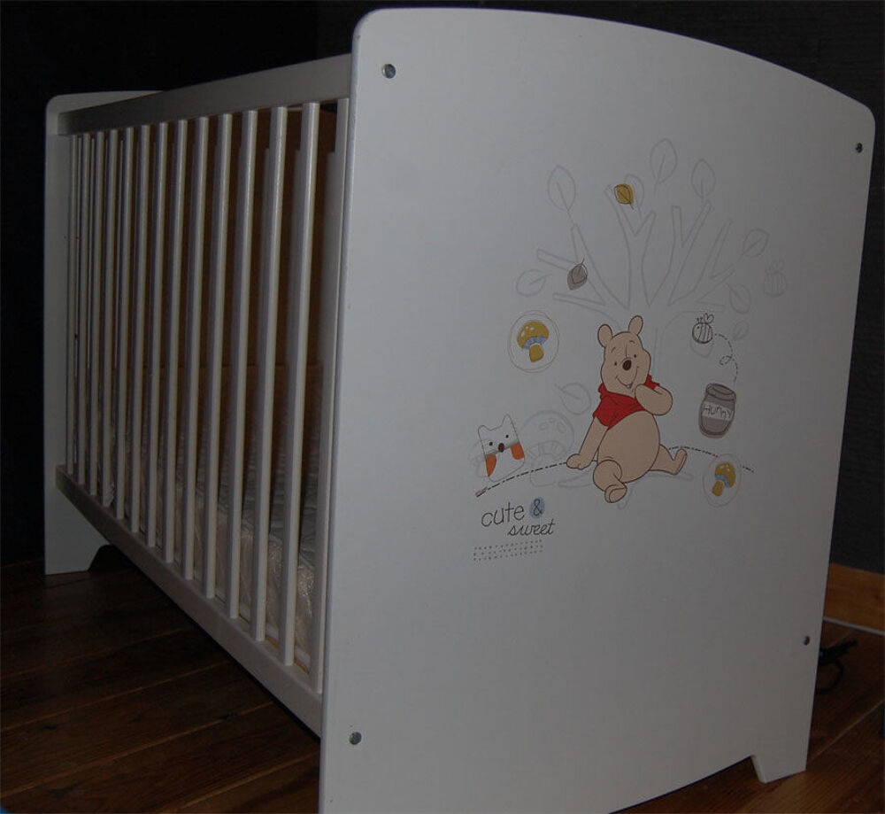 Lit b&eacute;b&eacute; Sauthon et son matelas Mobilier enfants