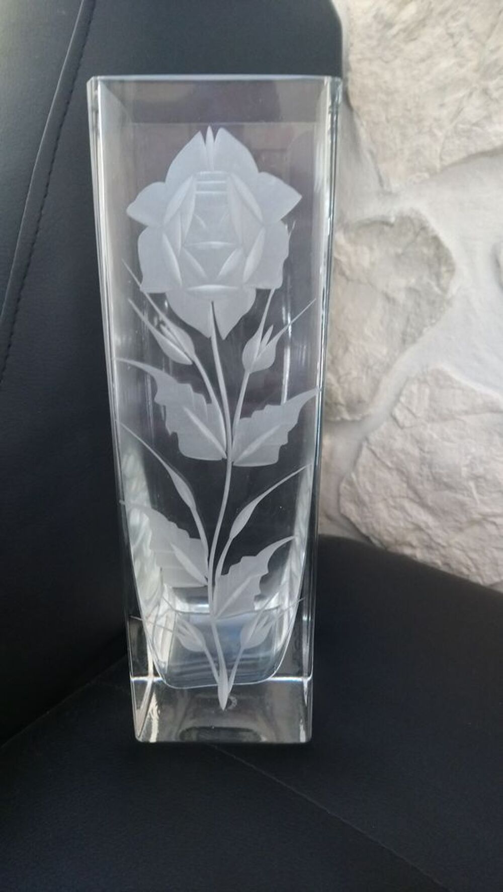 GRAND VASE EN VERRE SOUFFL&Eacute; Décoration