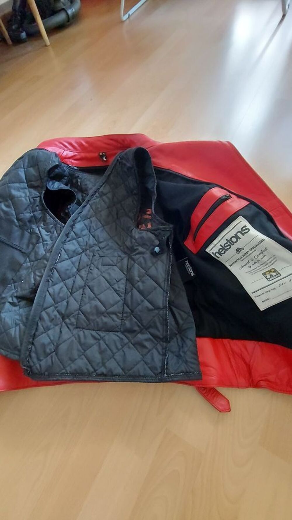 Blouson moto cuir femme HELSTONS Vêtements