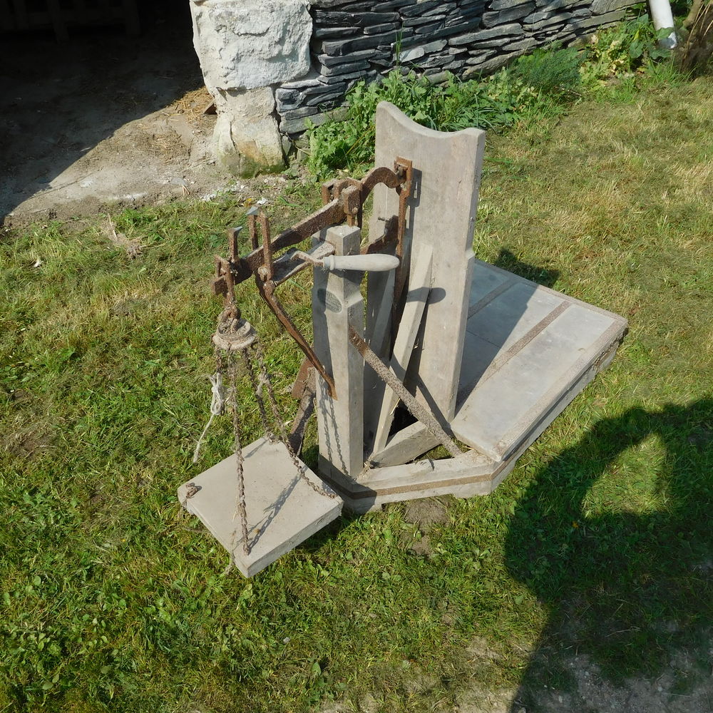 Ancienne balance agricole Décoration