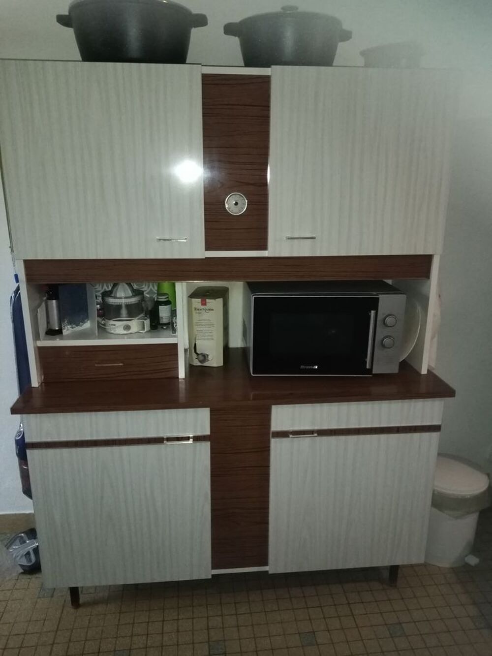 Buffet de cuisine en formica haut et bas comme neuf Meubles